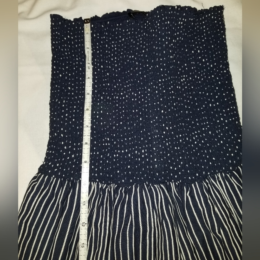 Rag & Bone Aster Mini Dress Size XXS Color Navi Blue/White - Picture 3 of 7